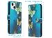 iMoshion Design Softcase Bookcase iPhone 14 - Butterfly