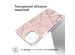 iMoshion Design hoesje iPhone 14 - Grafisch Koper / Roze