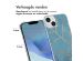 iMoshion Design hoesje iPhone 14 - Grafisch Koper / Blauw