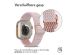 iMoshion Elastisch nylon bandje Apple Watch Series 1-9 / SE / Ultra (2) - 42/44/45/49 mm - Roze
