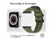 iMoshion Nylon bandje Apple Watch Series 1-9 / SE - 38/40/41mm - Lichtgroen