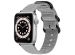 iMoshion Nylon bandje Apple Watch Series 1-9 / SE - 38/40/41mm - Grijs