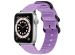 iMoshion Nylon bandje Apple Watch Series 1-9 / SE - 38/40/41mm - Paars