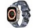 iMoshion Nylon bandje Apple Watch Series 1-9 / SE / Ultra (2) - 42/44/45/49 mm - Donkergrijs