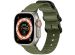 iMoshion Nylon bandje Apple Watch Series 1-9 / SE / Ultra (2) - 42/44/45/49 mm - Groen