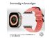 iMoshion Nylon bandje Apple Watch Series 1-9 / SE / Ultra (2) - 42/44/45/49 mm - Roze