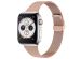 iMoshion Milanees vouwbandje Apple Watch Series 1-8 / SE - 38/40/41mm - Rosé Goud