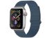 iMoshion Magnetisch lederen bandje Apple Watch Series 1-9 / SE - 38/40/41mm - Blauw