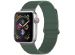 iMoshion Magnetisch lederen bandje Apple Watch Series 1-9 / SE - 38/40/41mm - Groen