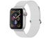 iMoshion Magnetisch lederen bandje Apple Watch Series 1-9 / SE - 38/40/41mm - Wit