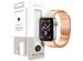 Selencia Stalen magnetisch bandje Apple Watch Series 1-9 / SE - 38/40/41mm - Rosé Goud