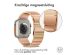 Selencia Stalen magnetisch bandje Apple Watch Series 1-9 / SE / Ultra (2) - 42/44/45/49 mm - Rosé Goud
