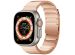 Selencia Stalen magnetisch bandje Apple Watch Series 1-9 / SE / Ultra (2) - 42/44/45/49 mm - Rosé Goud