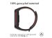 iMoshion Siliconen sport bandje Xiaomi Mi Band 7 - Zwart / Rood