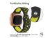 iMoshion Siliconen sport bandje Fitbit Versa 2 / Versa Lite - Zwart / Neon Geel