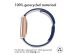 iMoshion Siliconen sport bandje Fitbit Versa 2 / Versa Lite - Blauw / Wit