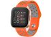 iMoshion Siliconen sport bandje Fitbit Versa 2 / Versa Lite - Oranje / Grijs