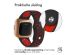 iMoshion Siliconen sport bandje Fitbit Versa 2 / Versa Lite - Zwart / Rood