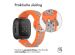 iMoshion Siliconen sport bandje Fitbit Versa 4 / 3 / Sense (2) - Oranje/Grijs