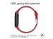 iMoshion Siliconen bandje Fitbit Luxe - Rood