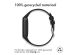 iMoshion Siliconen sport bandje Fitbit Luxe - Zwart/Grijs
