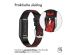 iMoshion Siliconen sport bandje Fitbit Luxe - Zwart/Rood