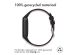 iMoshion Siliconen sport bandje Fitbit Luxe - Zwart/Rood
