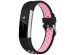iMoshion Siliconen sport bandje Fitbit Alta (HR) - Zwart/Roze
