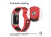 iMoshion Siliconen sport bandje Fitbit Charge 2 - Rood / Zwart