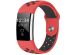 iMoshion Siliconen sport bandje Fitbit Charge 2 - Rood / Zwart