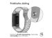 iMoshion Siliconen sport bandje Fitbit Charge 3  /  4 - Grijs / Wit