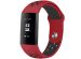 iMoshion Siliconen sport bandje Fitbit Charge 3  /  4 - Rood / Zwart