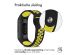 iMoshion Siliconen sport bandje Fitbit Charge 3  /  4 - Zwart / Geel