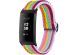 iMoshion Elastisch nylon bandje Fitbit Charge 3 / 4 - Rainbow