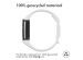 iMoshion Siliconen bandje Fitbit Charge 5 / Charge 6 - Maat L - Wit