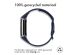 iMoshion Siliconen sport bandje Fitbit Charge 5 / Charge 6 - Blauw / Wit