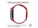iMoshion Siliconen sport bandje Fitbit Charge 5 / Charge 6 - Rood / Zwart