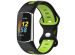 iMoshion Siliconen sport bandje Fitbit Charge 5 / Charge 6 - Zwart / Groen