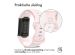 iMoshion Siliconen sport bandje Fitbit Charge 5 / Charge 6 - Roze / Wit