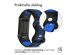 iMoshion Siliconen sport bandje Fitbit Charge 5 / Charge 6 - Zwart / Blauw