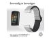 iMoshion Elastisch nylon bandje Fitbit Charge 5 / Charge 6 - Wit
