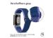 iMoshion Elastisch nylon bandje Fitbit Charge 5 / Charge 6 - Donkerblauw