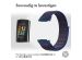 iMoshion Nylon bandje Fitbit Charge 5 / Charge 6 - Maat L - Blauw