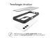 iMoshion Rugged Hybrid Case Samsung Galaxy A14 (5G) - Zwart / Transparant