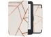 iMoshion Design Slim Hard Case Sleepcover Kobo Clara 2E / Tolino Shine 4 - White Graphic