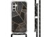 iMoshion Design hoesje met koord Samsung Galaxy A34 (5G) - Grafisch Koper - Zwart / Goud
