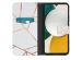 iMoshion Design Softcase Bookcase Samsung Galaxy A34 (5G) - White Graphic