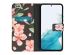 iMoshion Design Softcase Bookcase Samsung Galaxy A54 (5G) - Blossom Black