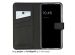 Selencia Echt Lederen Bookcase Samsung Galaxy A54 (5G) - Zwart