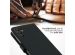 Selencia Echt Lederen Bookcase Samsung Galaxy A34 (5G) - Zwart